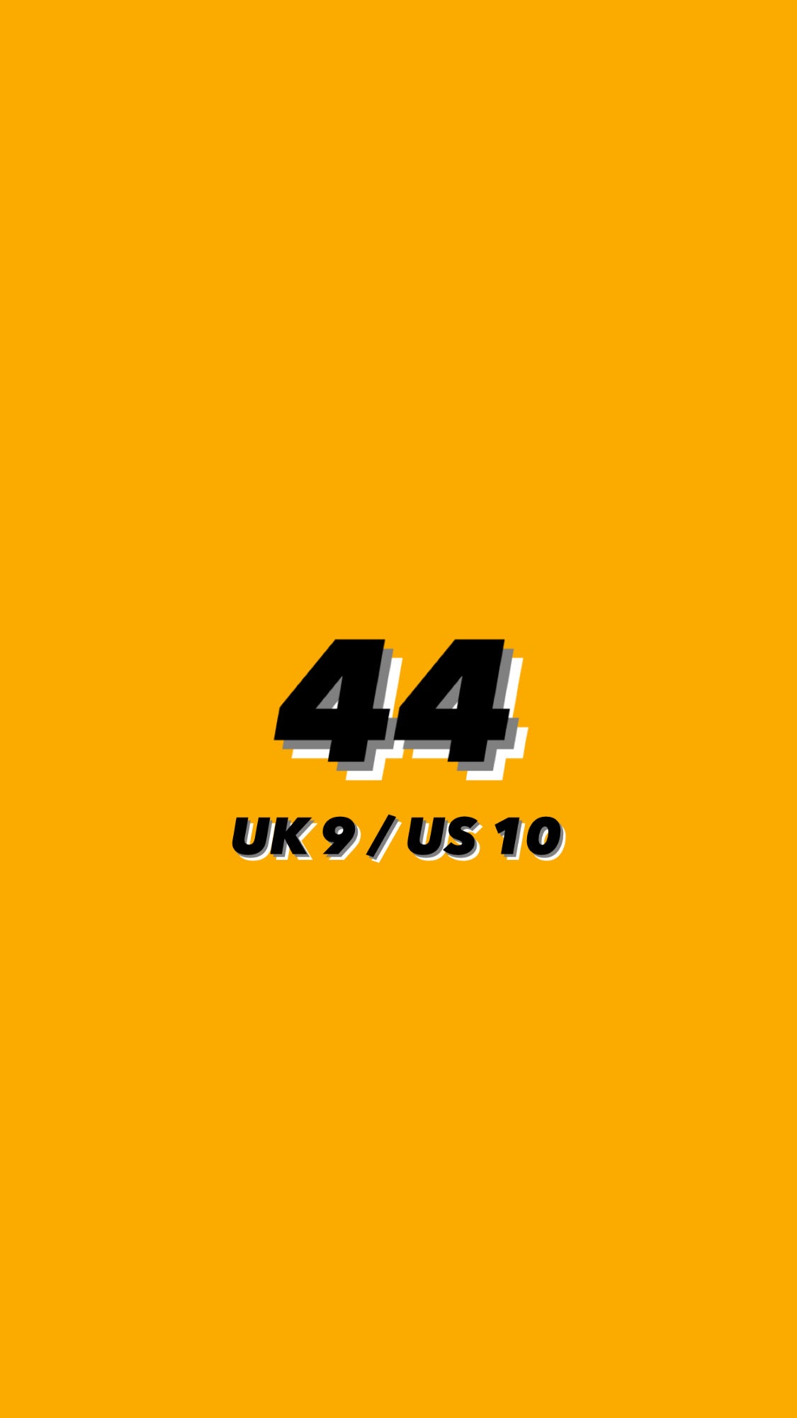 44 EU // 9 UK // 10 US