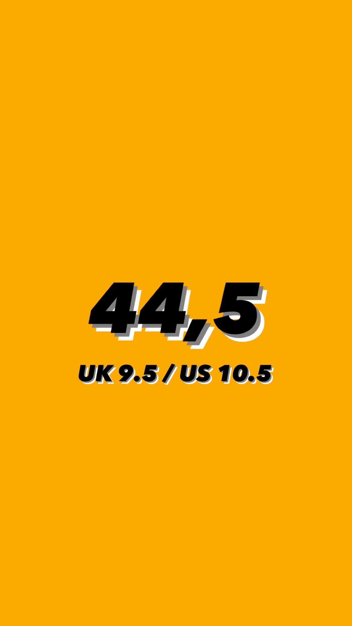 44,5 EU // 9.5 UK // 10.5 US