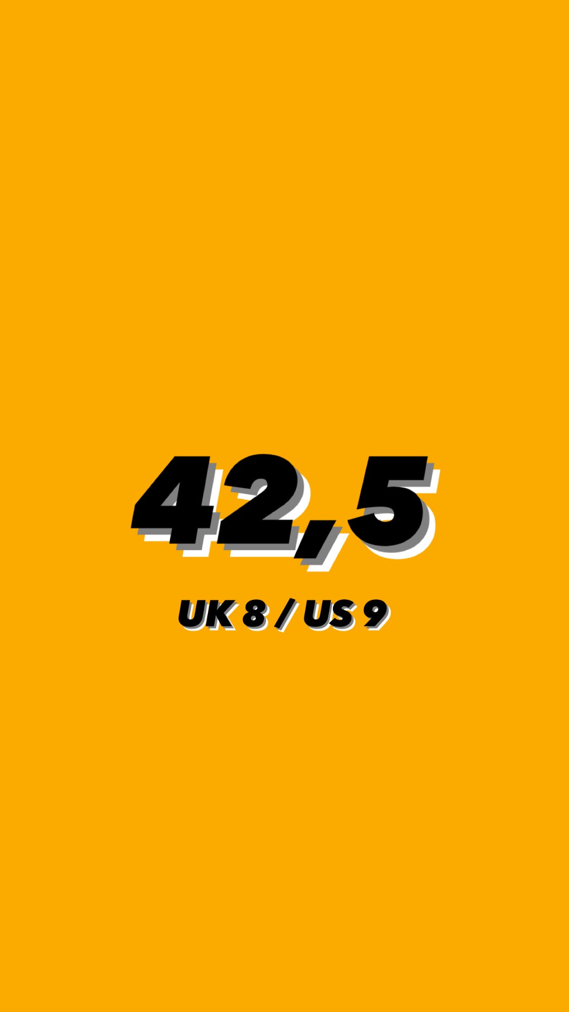 42,5 EU // 8 UK // 9 US